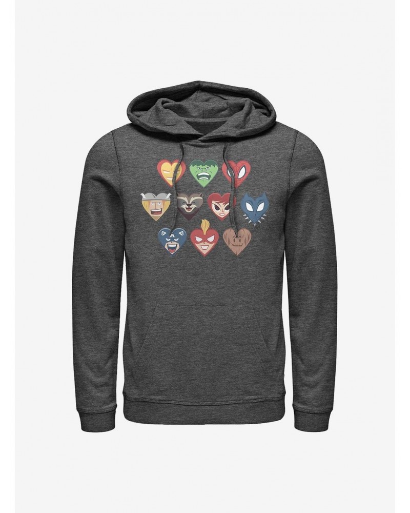 Marvel Avengers Hero Hearts Hoodie $14.82 Hoodies