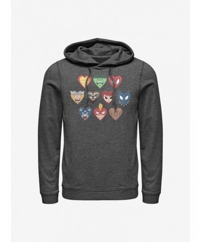 Marvel Avengers Hero Hearts Hoodie $14.82 Hoodies