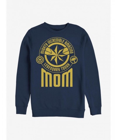 Marvel Avengers Mom Tonal Badges Crew Sweatshirt $17.71 Sweatshirts