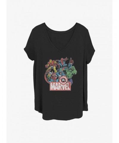 Marvel The Avengers Heroes Of Today Girls T-Shirt Plus Size $8.96 T-Shirts