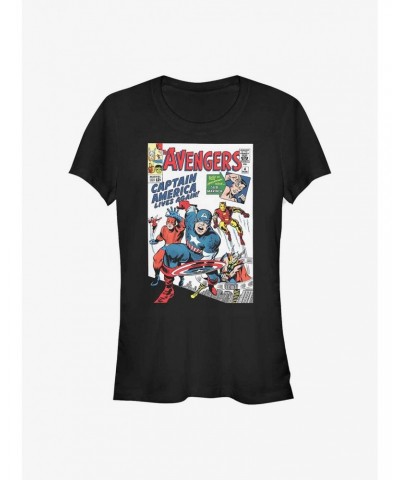 Marvel Avengers Comic Cover Girls T-Shirt $10.46 T-Shirts