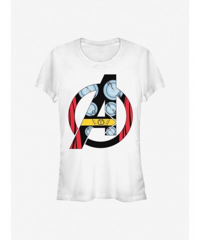 Marvel Thor Avenger Thor Costume Girls T-Shirt $8.22 T-Shirts