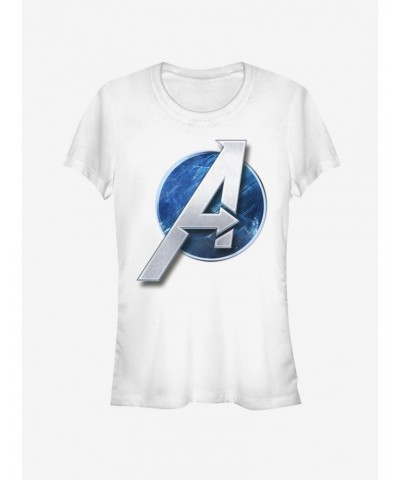 Marvel Avengers Game Circle Logo Girls T-Shirt $12.20 T-Shirts