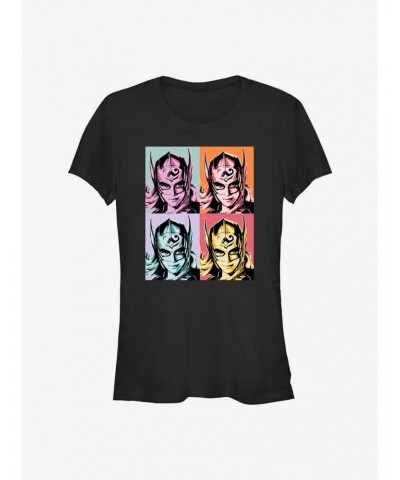 Marvel Thor: Love and Thunder Mighty Thor Pop Girls T-Shirt $9.96 T-Shirts