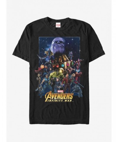 Marvel Avengers: Infinity War Character Collage T-Shirt $7.17 T-Shirts