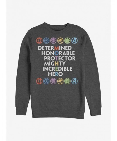 Marvel Avengers Mother Attributed Hero Crew Sweatshirt $12.55 Sweatshirts