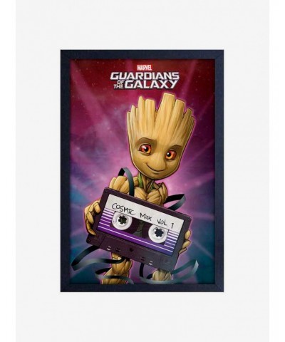 Marvel Guardians Of The Galaxy Baby Groot Framed Wood Wall Art $7.72 Merchandises