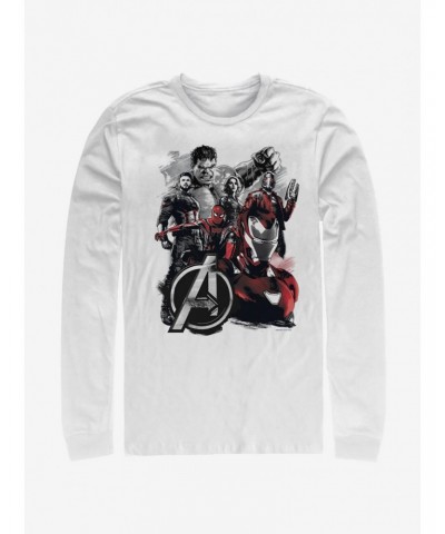 Marvel Avengers Classic Heroes Long-Sleeve T-Shirt $10.86 T-Shirts