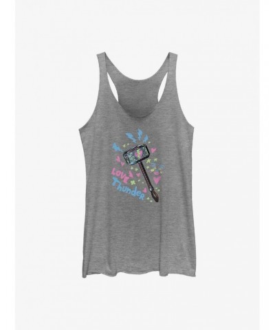 Marvel Thor: Love and Thunder Graffiti Hammer Girls Tank $10.10 Tanks