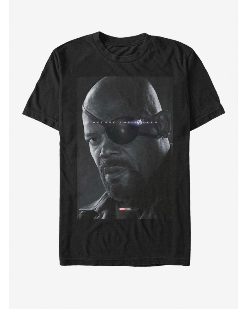 Marvel Avengers: Endgame Avenge Nick Fury T-Shirt $8.13 T-Shirts
