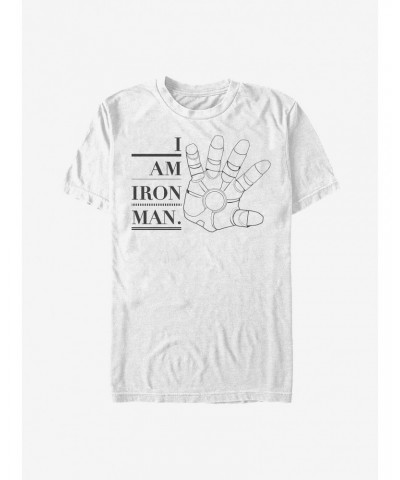 Marvel Iron Man Iron Hand T-Shirt $8.60 T-Shirts