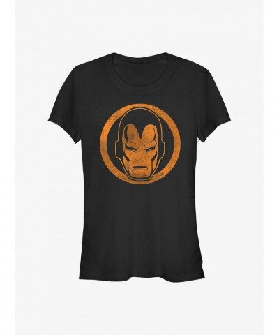 Marvel Iron Man Iron Orange Girls T-Shirt $10.96 T-Shirts
