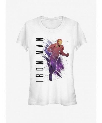 Marvel Avengers Endgame Iron Man Painted Girls T-Shirt $8.72 T-Shirts