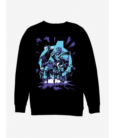 Marvel Avengers: Endgame Avengers Pop Art Sweatshirt $14.76 Sweatshirts