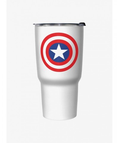 Marvel Captain America Classic Shield Icon Travel Mug $14.05 Mugs