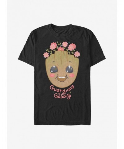 Marvel Guardians Of The Galaxy Floral Groot T-Shirt $10.76 T-Shirts