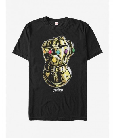 Marvel Avengers: Infinity War Gauntlet T-Shirt $8.13 T-Shirts