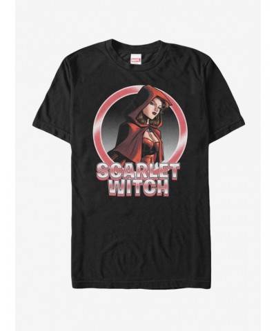 Marvel Scarlet Witch Circle T-Shirt $9.56 T-Shirts