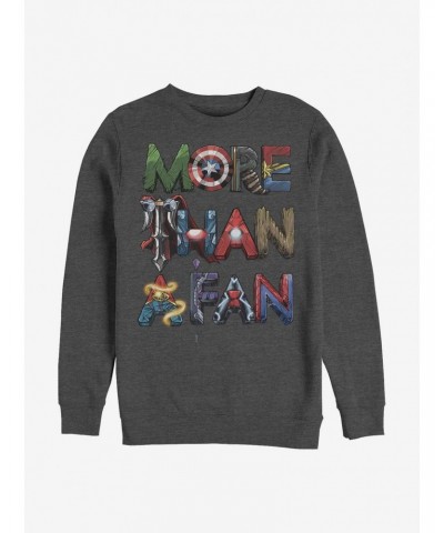Marvel Avengers Marvel Fan Letters Crew Sweatshirt $16.24 Sweatshirts