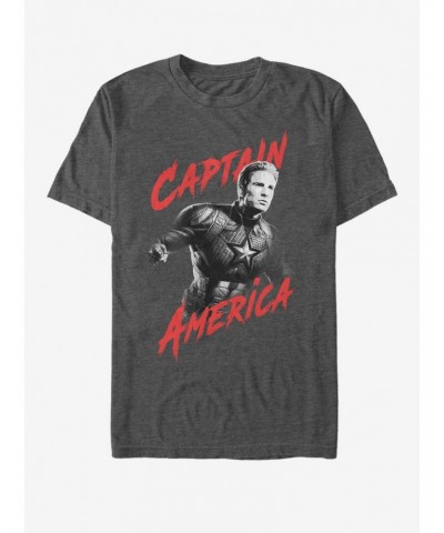 Marvel Avengers: Endgame High Contrast America T-Shirt $11.95 T-Shirts