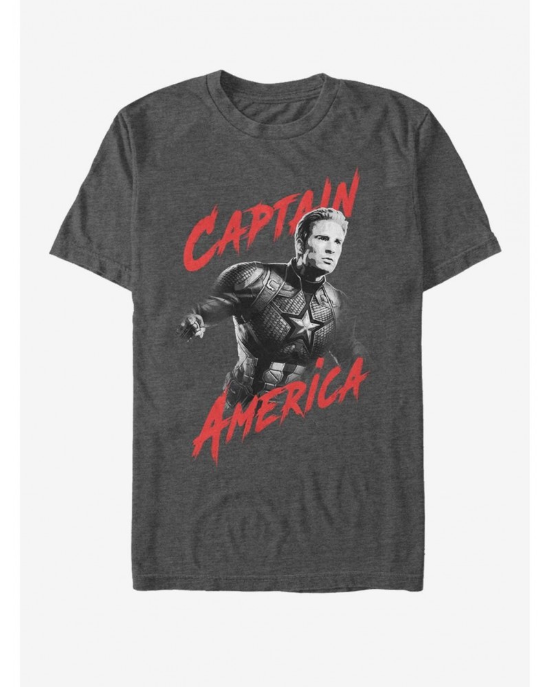 Marvel Avengers: Endgame High Contrast America T-Shirt $11.95 T-Shirts