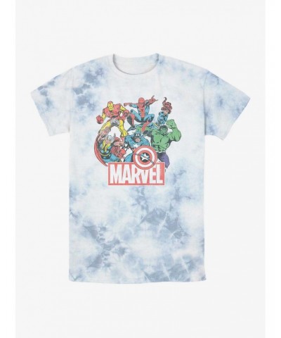 Marvel Avengers Heroes of Today Tie-Dye T-Shirt $7.77 T-Shirts