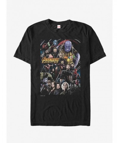 Marvel Avengers: Infinity War Character View T-Shirt $11.23 T-Shirts