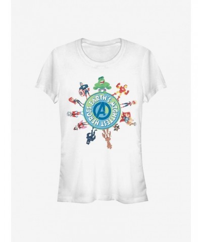Marvel Avengers Planet Heroes Girls T-Shirt $8.72 T-Shirts