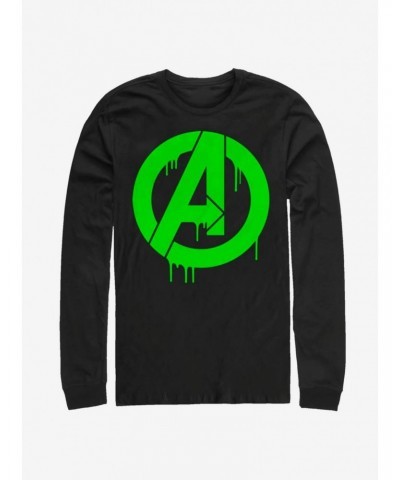 Marvel Avengers Oozing Avengers Long-Sleeve T-Shirt $15.13 T-Shirts