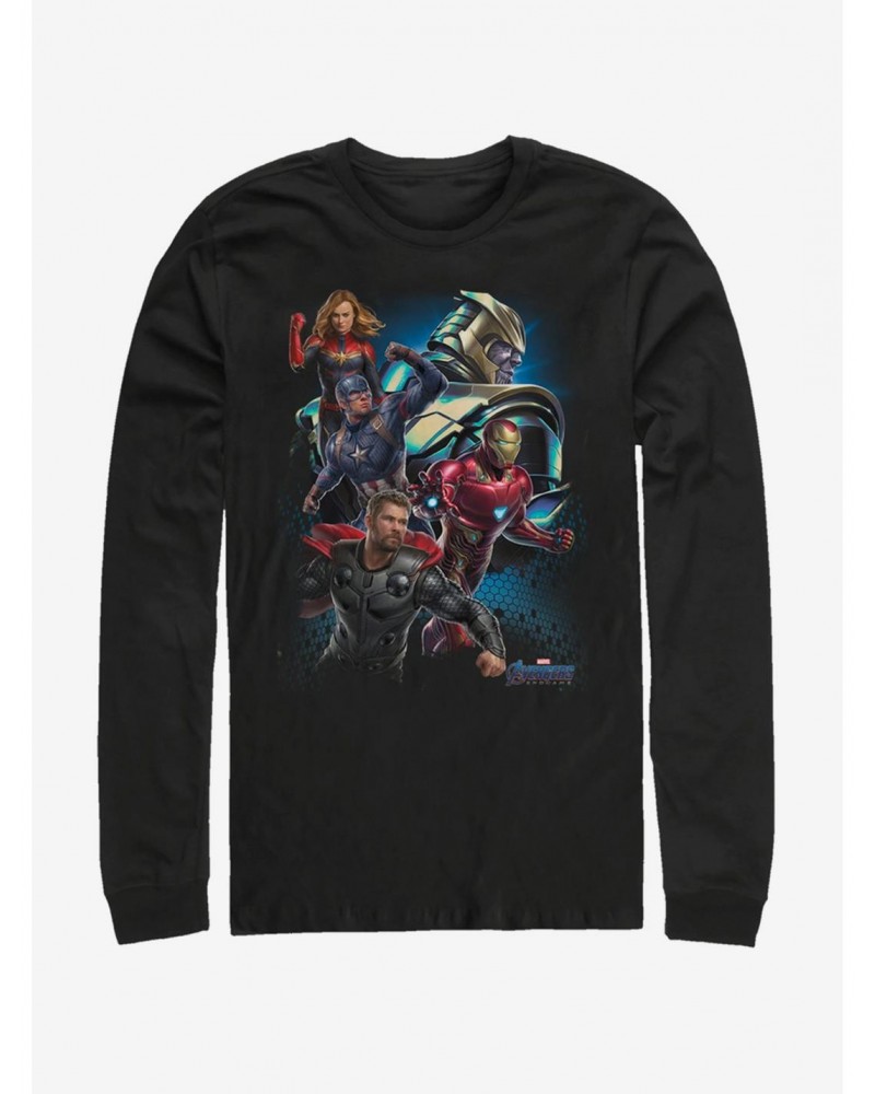 Marvel Avengers: Endgame Thanos Enemies Long-Sleeve T-Shirt $12.83 T-Shirts