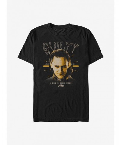 Marvel Loki Charged Guilty T-Shirt $9.08 T-Shirts