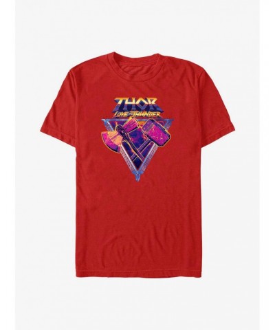 Marvel Thor: Love and Thunder Mjolnir and Stormbreaker T-Shirt $8.13 T-Shirts