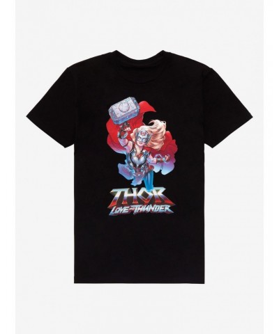 Marvel Thor: Love And Thunder Mighty Thor Boyfriend Fit Girls T-Shirt $3.17 T-Shirts