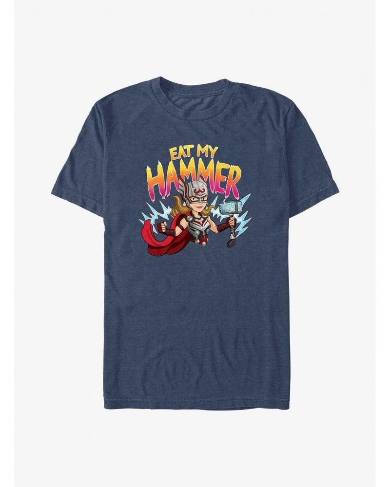 Marvel Thor: Love and Thunder Mighty Thor Eat My Hammer T-Shirt $7.17 T-Shirts
