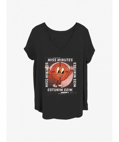 Marvel Loki Glitch Miss Minutes Girls T-Shirt Plus Size $13.58 T-Shirts