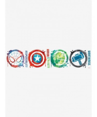 Marvel Avengers Icons Peel And Stick Wall Decals $7.56 Decals