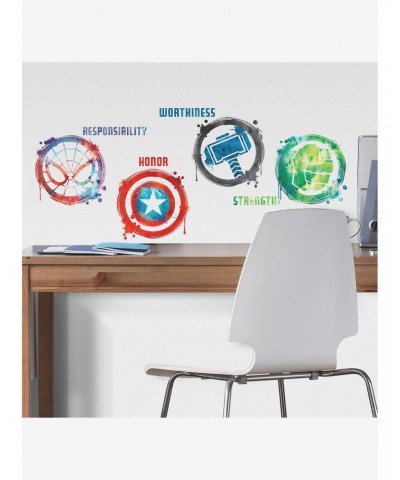 Marvel Avengers Icons Peel And Stick Wall Decals $7.56 Decals
