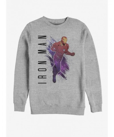 Marvel Avengers: Endgame Iron Man Painted Sweatshirt $17.71 Sweatshirts