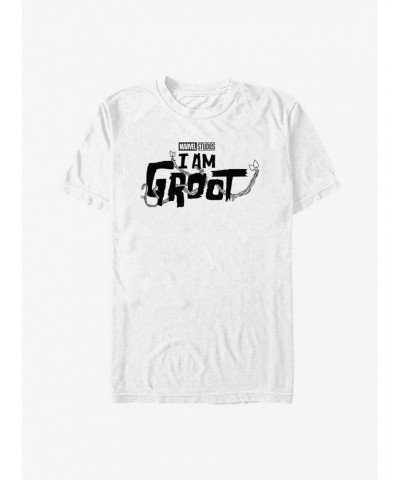 Marvel Guardians Of The Galaxy I Am Groot Tree Logo T-Shirt $9.56 T-Shirts