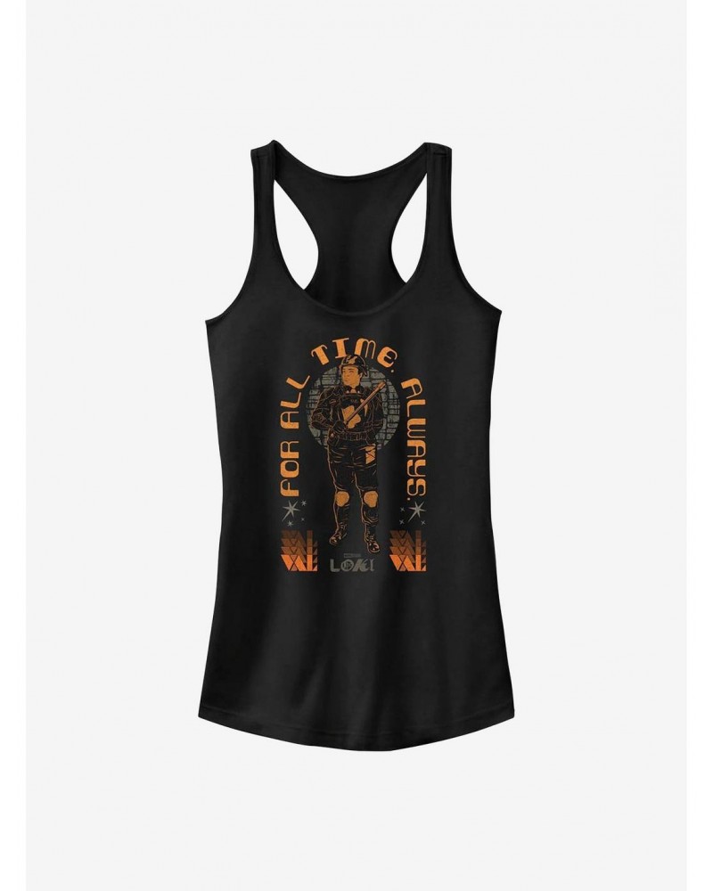 Marvel Loki For All Time. Always. Features Hunter B-15 Girls Tank $8.47 Tanks