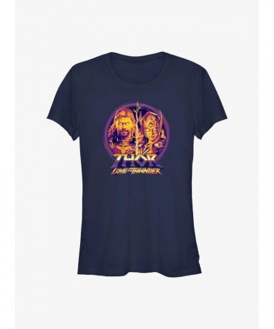 Marvel Thor: Love and Thunder Mightiest Thors Girls T-Shirt $12.45 T-Shirts