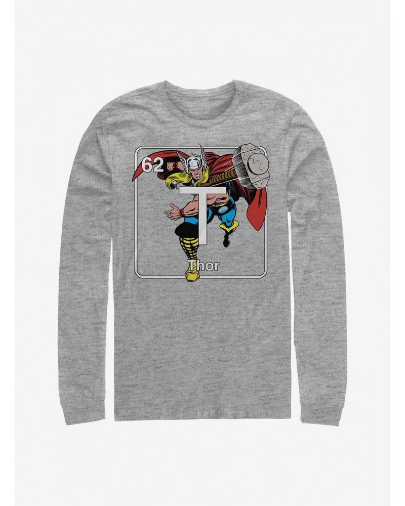 Marvel Thor Periodic Thor Long-Sleeve T-Shirt $12.50 T-Shirts