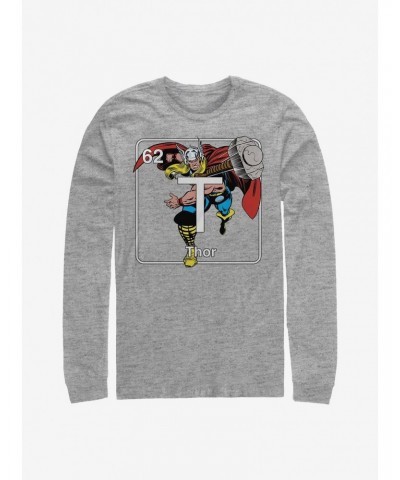 Marvel Thor Periodic Thor Long-Sleeve T-Shirt $12.50 T-Shirts