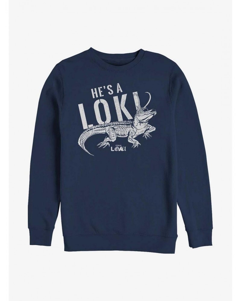 Marvel Loki Alligator Timeline Sweatshirt $16.24 Sweatshirts