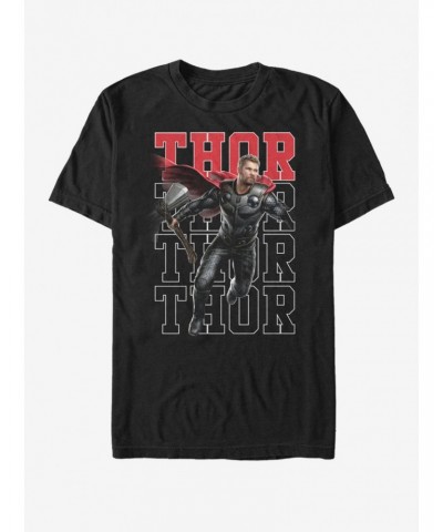 Marvel Avengers: Endgame Heroic Shot Thor T-Shirt $8.60 T-Shirts