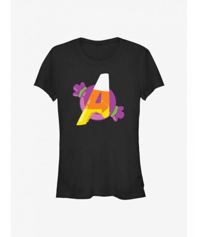 Marvel Avengers Candy Logo Girls T-Shirt $12.45 T-Shirts