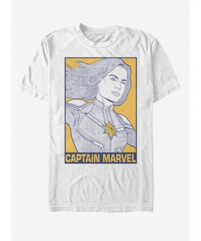 Marvel Captain Marvel Pop Captain Marvel T-Shirt $9.32 T-Shirts