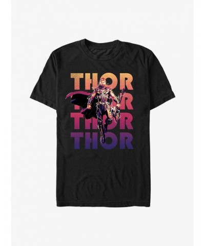 Marvel Thor: Love and Thunder God of Thunder and Lightning T-Shirt $8.60 T-Shirts