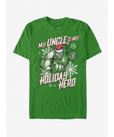 Marvel Hulk Holiday Uncle Hulk T-Shirt $10.28 T-Shirts