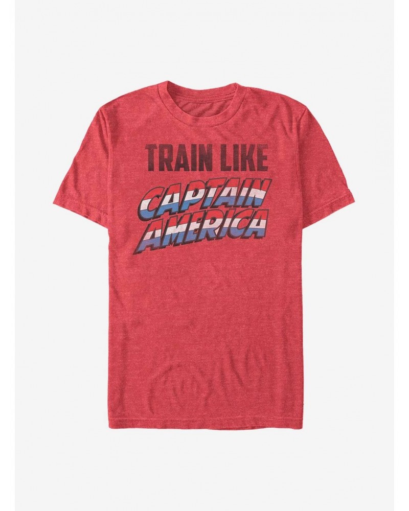 Marvel Captain America Train Like T-Shirt $9.80 T-Shirts